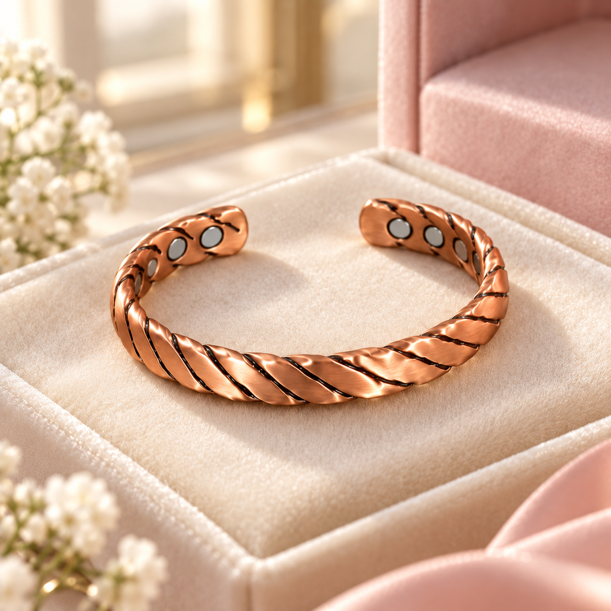 Koperen armband Eline