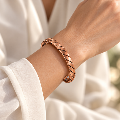 Koperen armband Eline