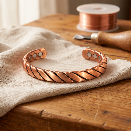 Koperen armband Eline