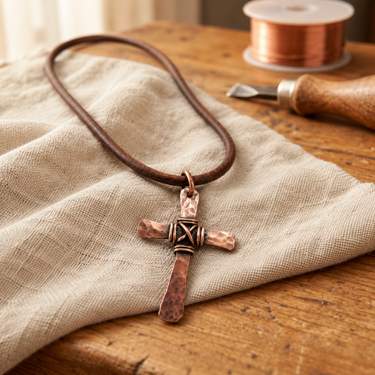 Koperen ketting Atelier