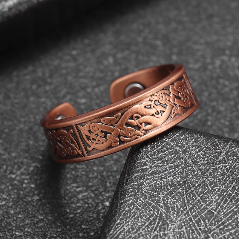 Koperen ring Saskia