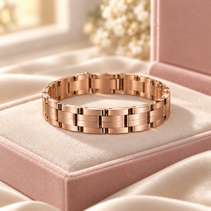 Koperen armband Schakels