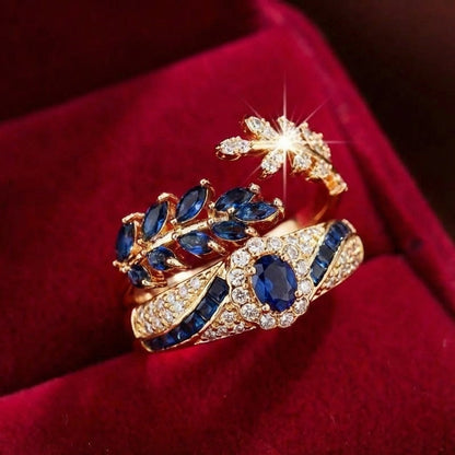 Ringenset Abellissa in goud