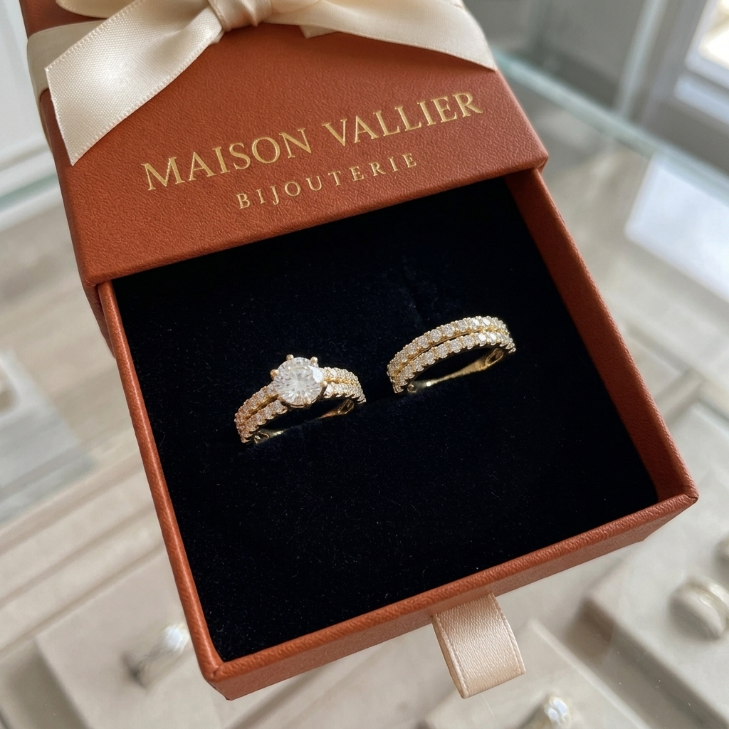 Eeuwige ringenset Radiance in goud