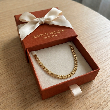 Cubaanse ketting met grove schakels | Goud