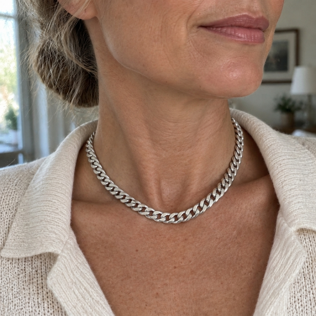 Cubaanse ketting met grove schakels | Goud
