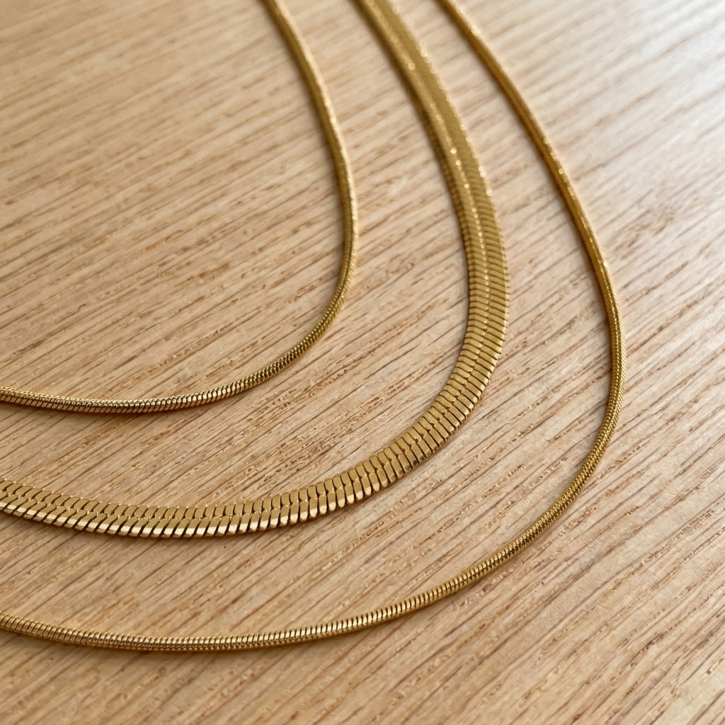 Meerlaagse ketting | Goud