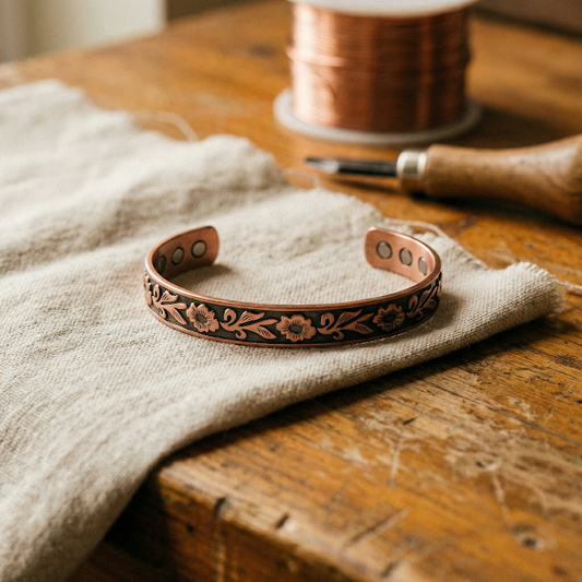 Koperen armband Rank