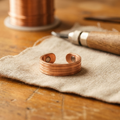 Koperen ring Rijp