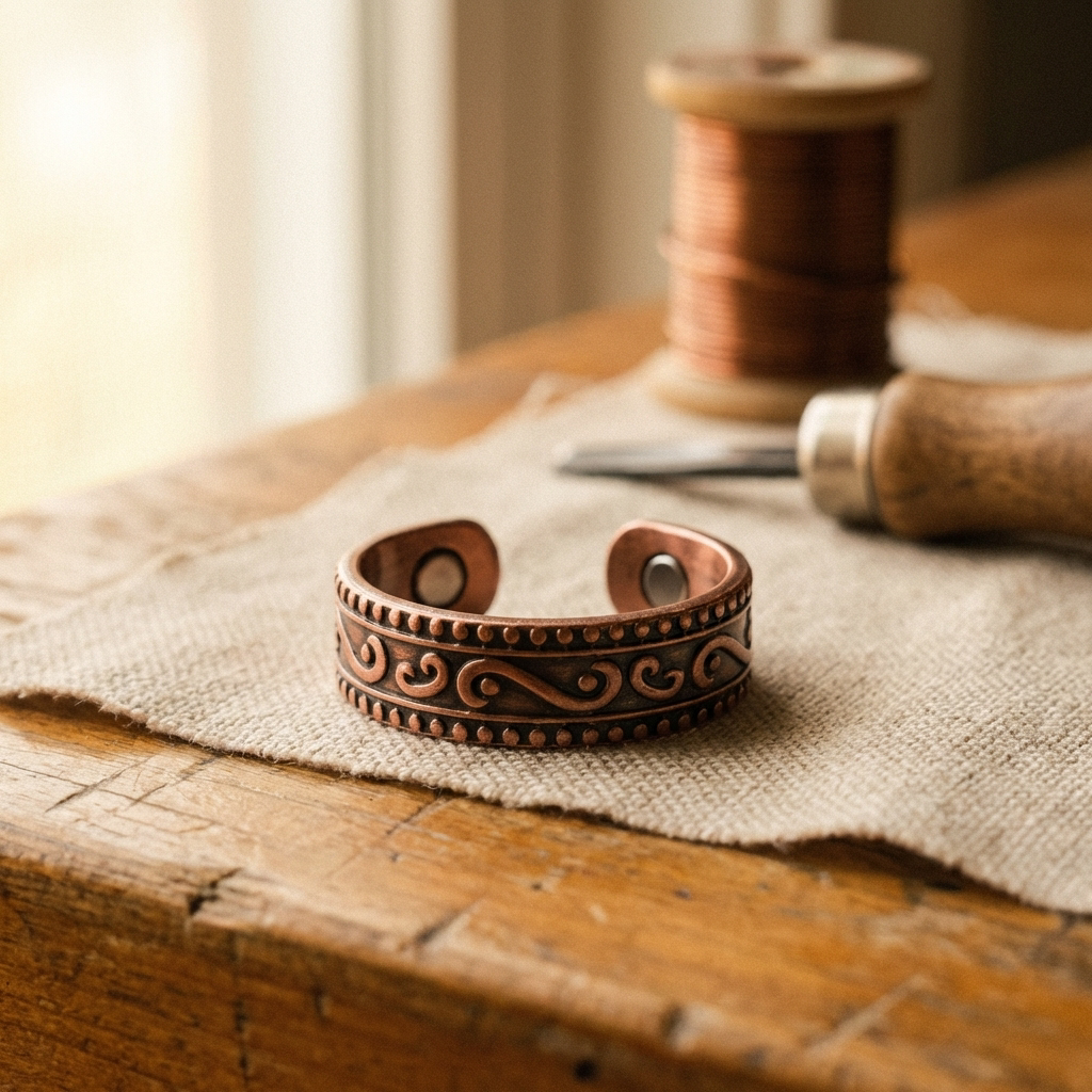 Koperen ring Varen