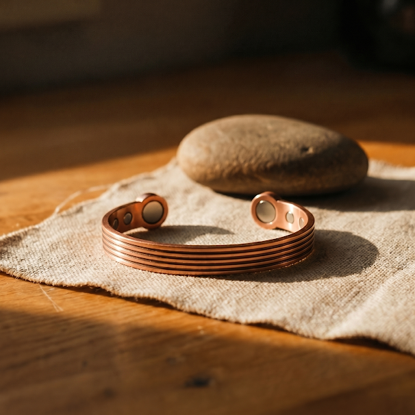 Koperen armband Graat