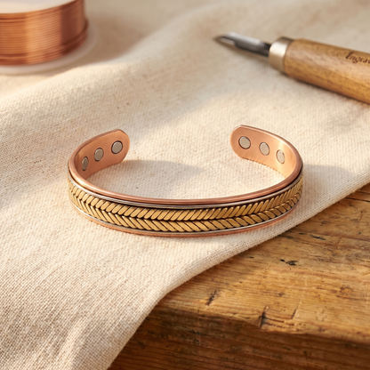 Koperen armband Oogst