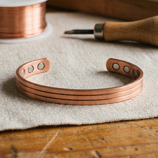 Koperen armband Kern