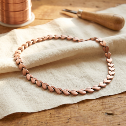 Koperen ketting Egelantier