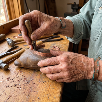 Koperen armband Meer