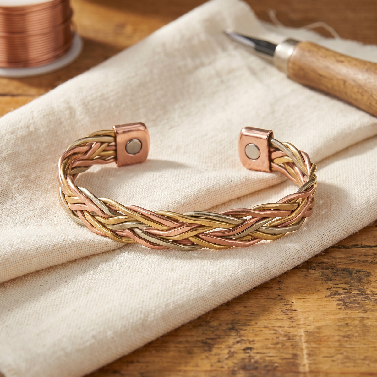 Koperen armband Moeras
