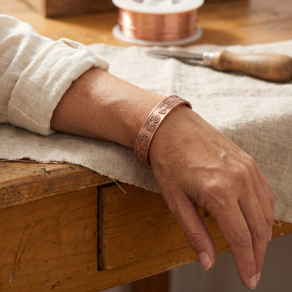 Koperen armband Heuvel