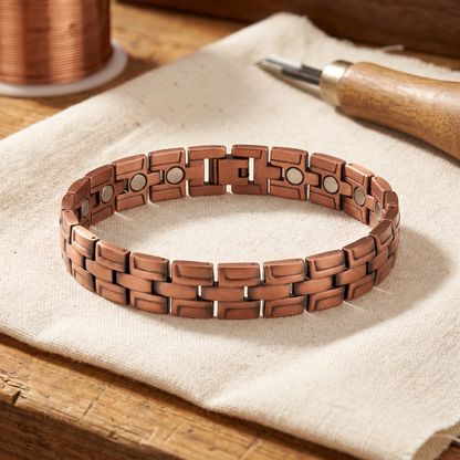 Koperen herenarmband Brem