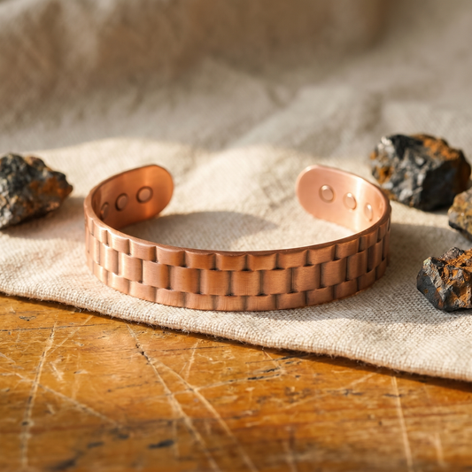 Koperen herenarmband Erts