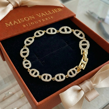 Armband Isaline Marina in wit goud