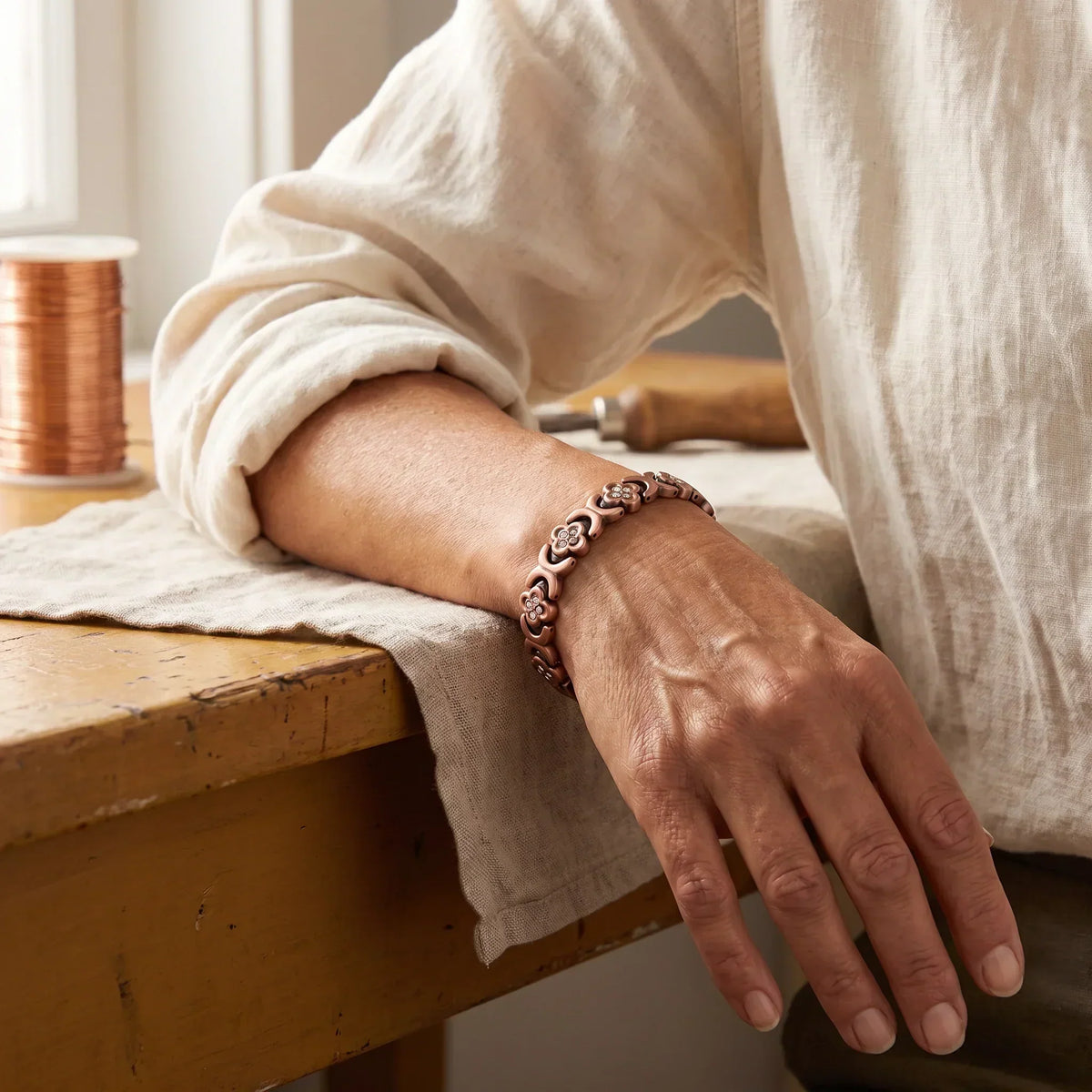 Koperen armband Kiel
