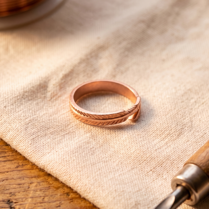 Koperen ring Wortel