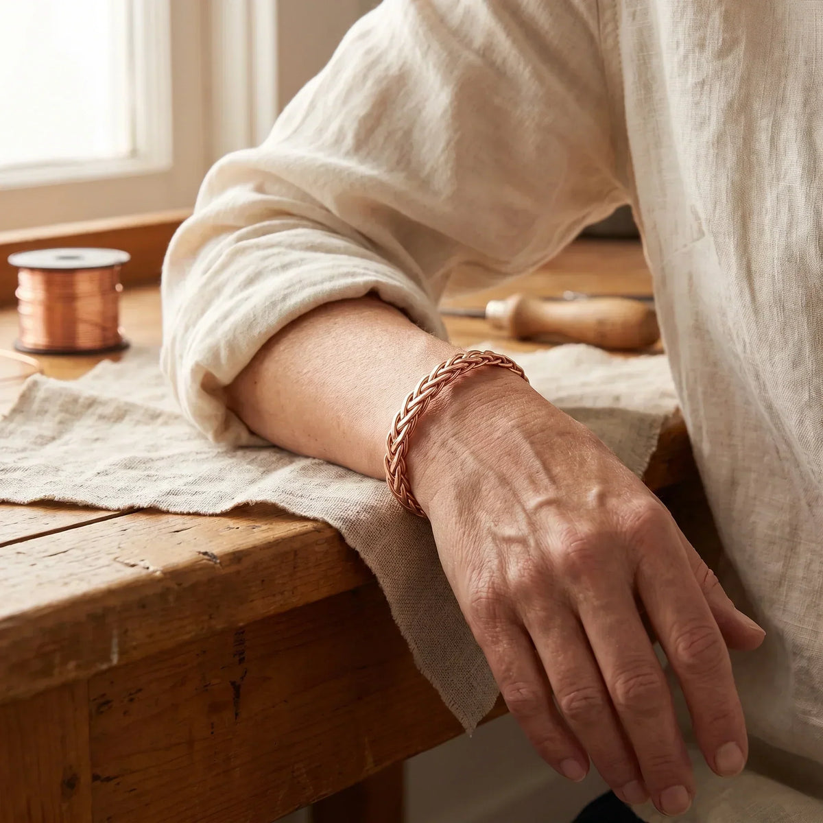 Koperen armband Braam