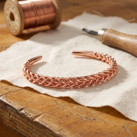 Koperen armband Vos