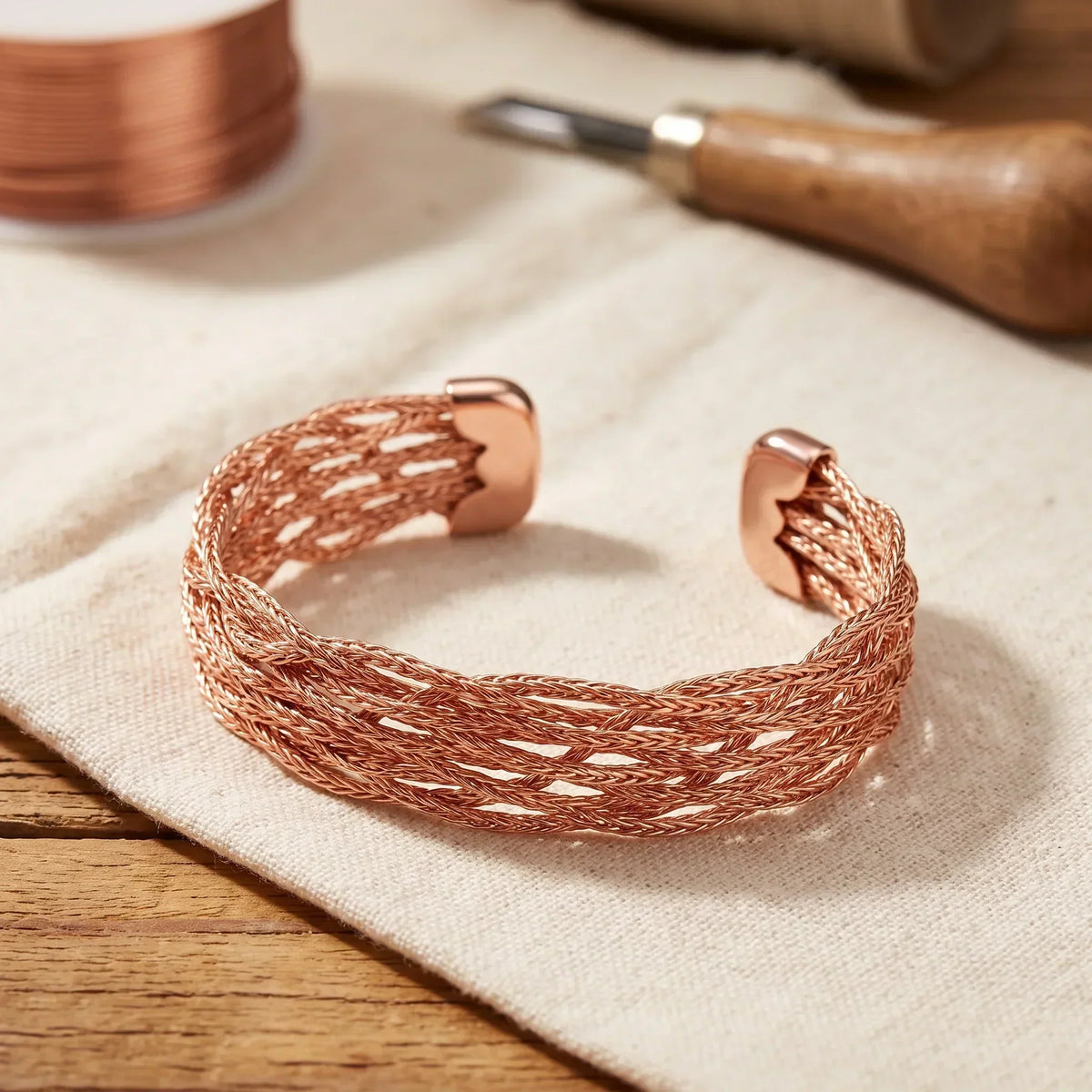 Koperen armband Eland