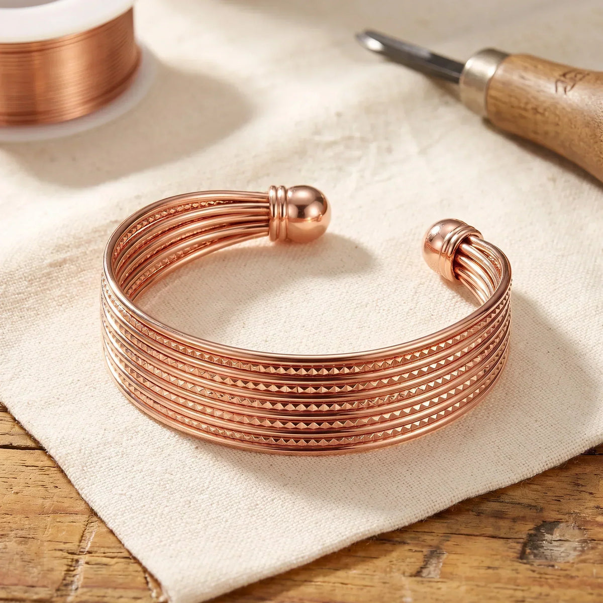 Koperen armband Gierzwaluw