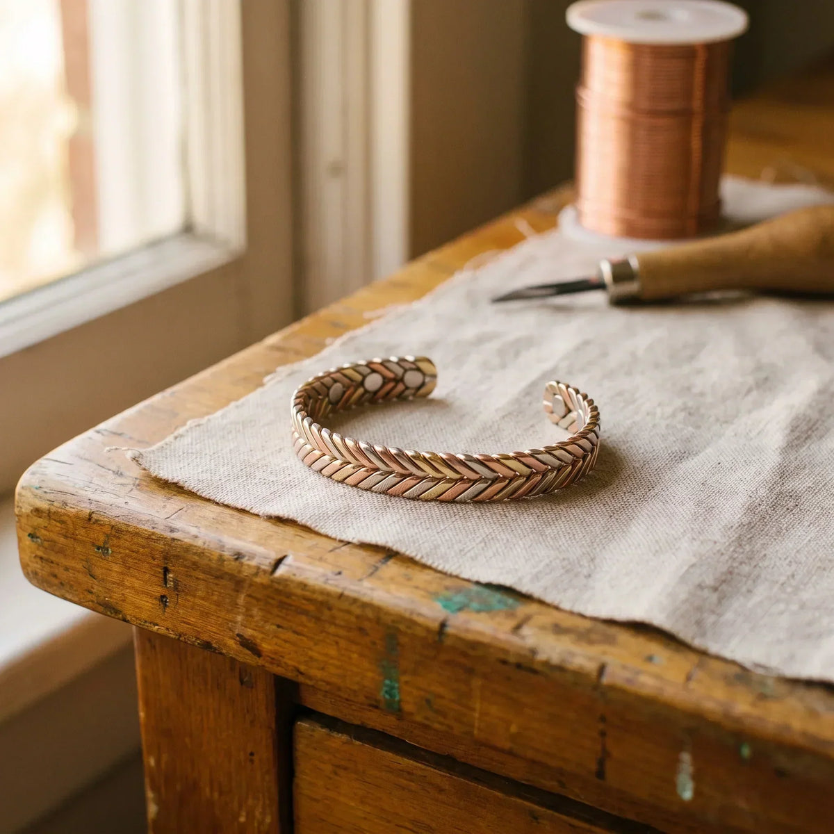 Koperen armband Hakhout