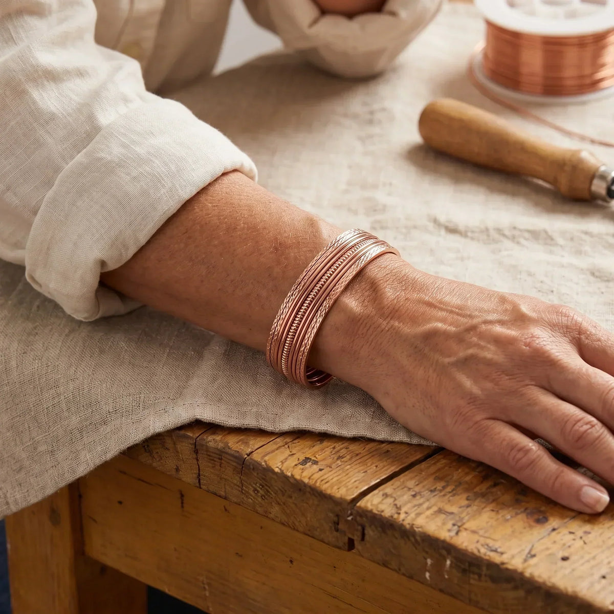 Koperen armband Adelaarsvaren