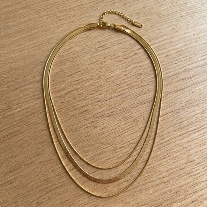 Meerlaagse ketting | Goud