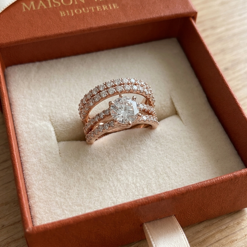Eeuwige ringenset Radiance | Goud