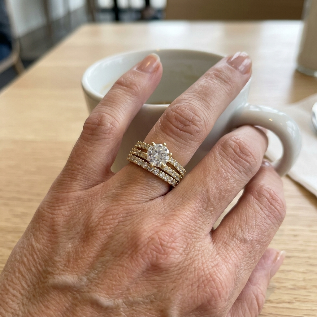 Eeuwige ringenset Radiance | Goud