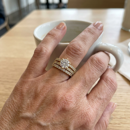 Eeuwige ringenset Radiance | Goud